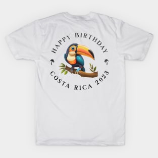 Happy Birthday Costa Rica Trip 2023 T-Shirt